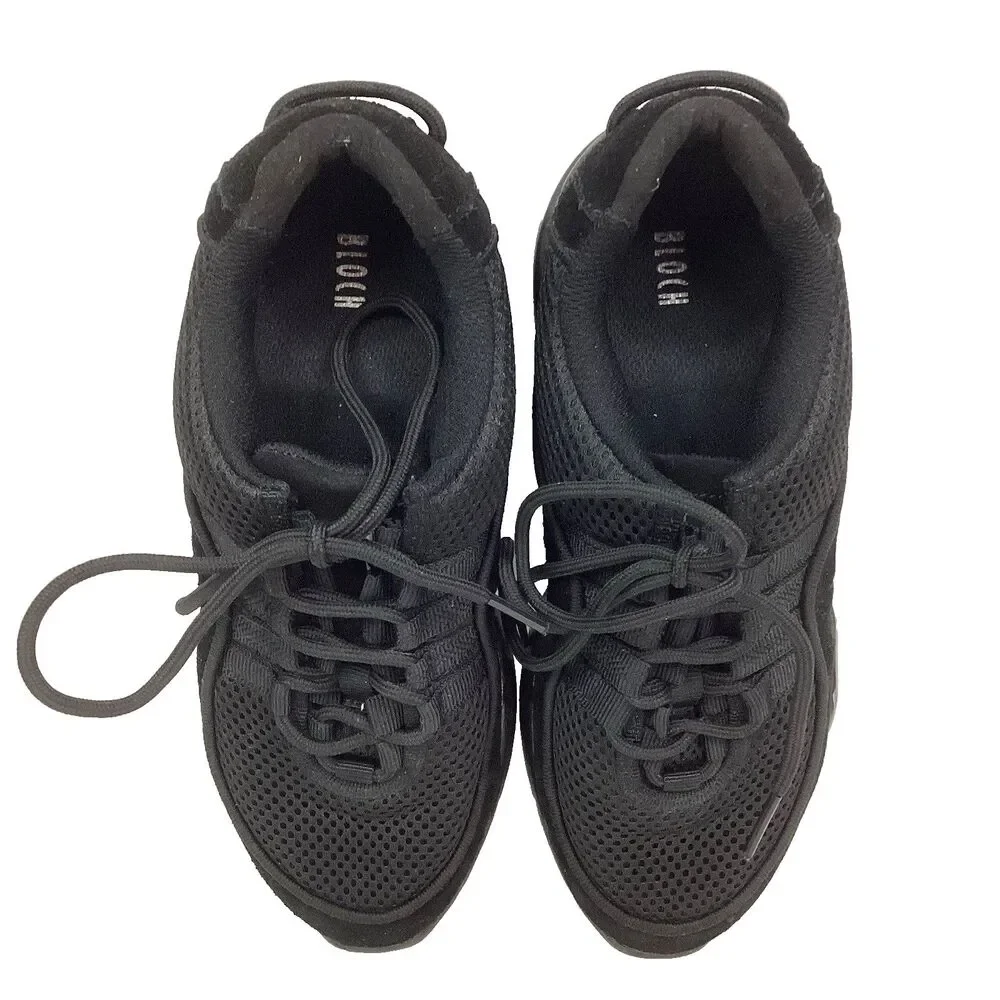 Bloch Split Sole Dance Shoes - Women's Size 6.5 - Black Sneakers